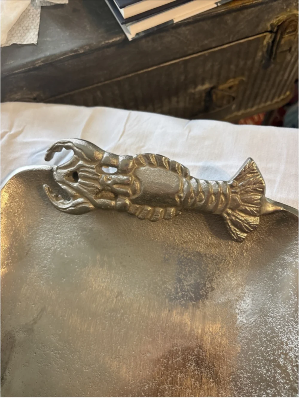 Portofino Home Silver Crawfish Tray 1067